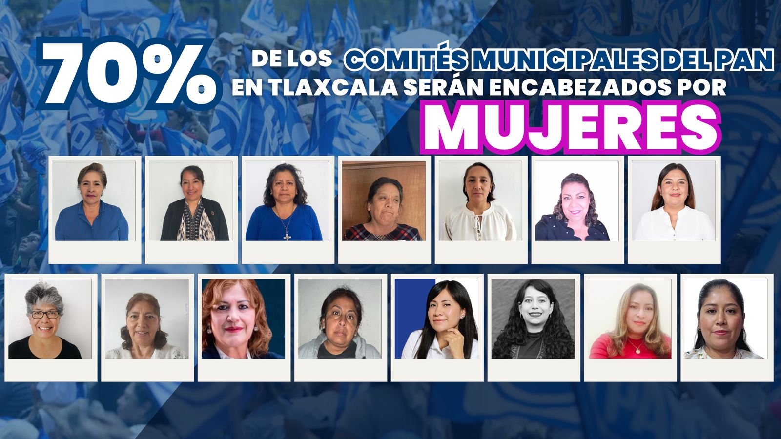 70% de los Comités Municipales del PAN en Tlaxcala serán encabezados por mujeres